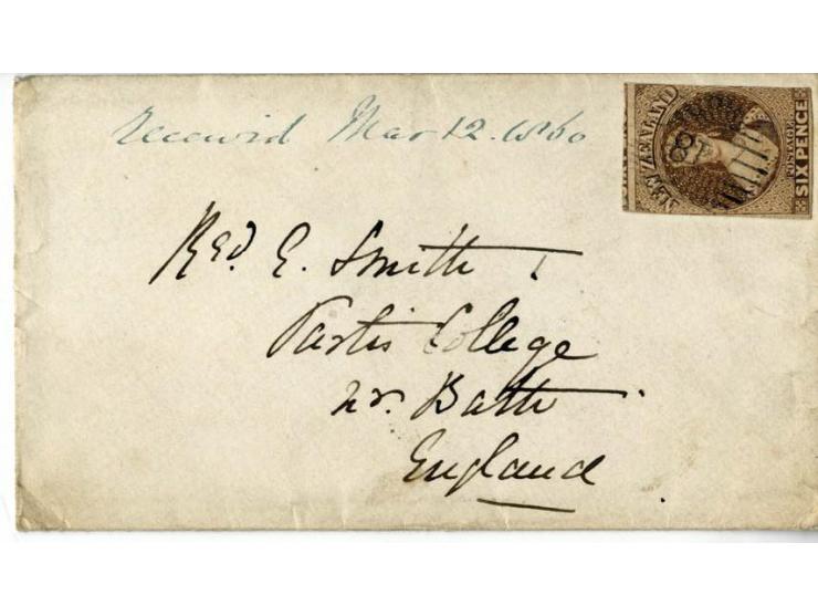 1858/71, 15 frankierte Briefe der Chalon-Ausgaben, dabei interessante Inlandspost sowie Briefe nach England und Australien, e