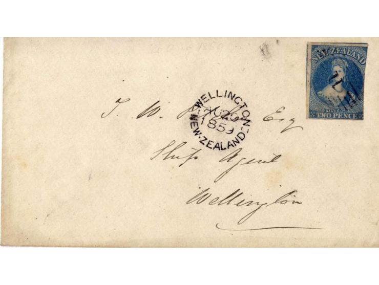 1858/71, 15 frankierte Briefe der Chalon-Ausgaben, dabei interessante Inlandspost sowie Briefe nach England und Australien, e