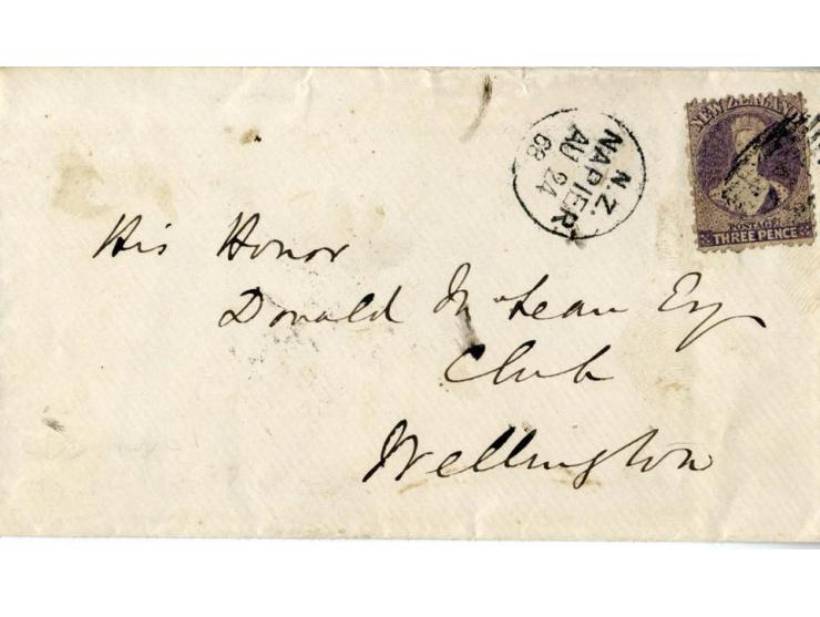 1858/71, 15 frankierte Briefe der Chalon-Ausgaben, dabei interessante Inlandspost sowie Briefe nach England und Australien, e