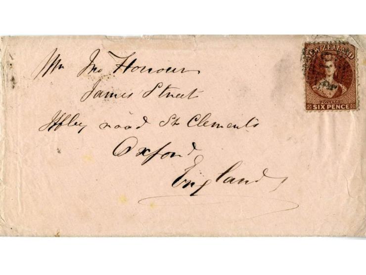 1858/71, 15 frankierte Briefe der Chalon-Ausgaben, dabei interessante Inlandspost sowie Briefe nach England und Australien, e