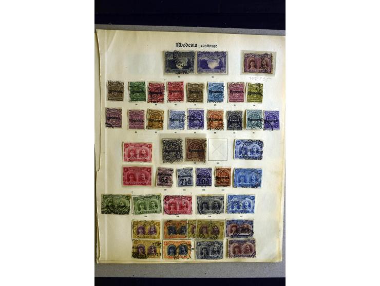1892/1917, überwiegend gestempelte Sammlung mit vielen guten Werten und Sätzen, einige hohe Werte mit fiskalischer Entwertung