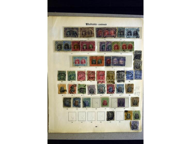 1892/1917, überwiegend gestempelte Sammlung mit vielen guten Werten und Sätzen, einige hohe Werte mit fiskalischer Entwertung