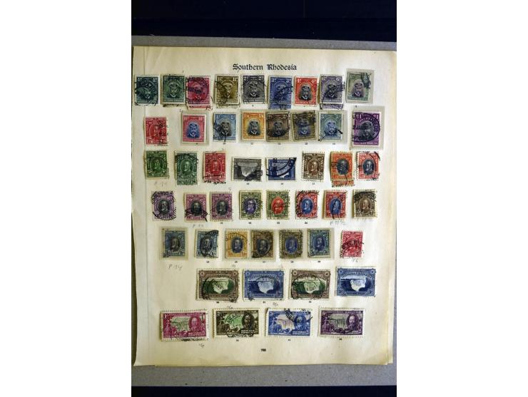 1892/1917, überwiegend gestempelte Sammlung mit vielen guten Werten und Sätzen, einige hohe Werte mit fiskalischer Entwertung