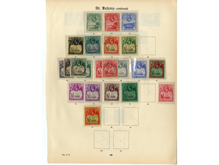 1856/1948, ungebrauchte und gestempelte Sammlung mit besseren Werten und Sätzen, ex Sammlung "Frankfurt"