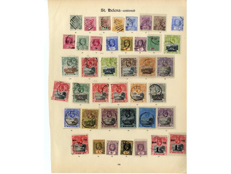 1856/1948, ungebrauchte und gestempelte Sammlung mit besseren Werten und Sätzen, ex Sammlung "Frankfurt"