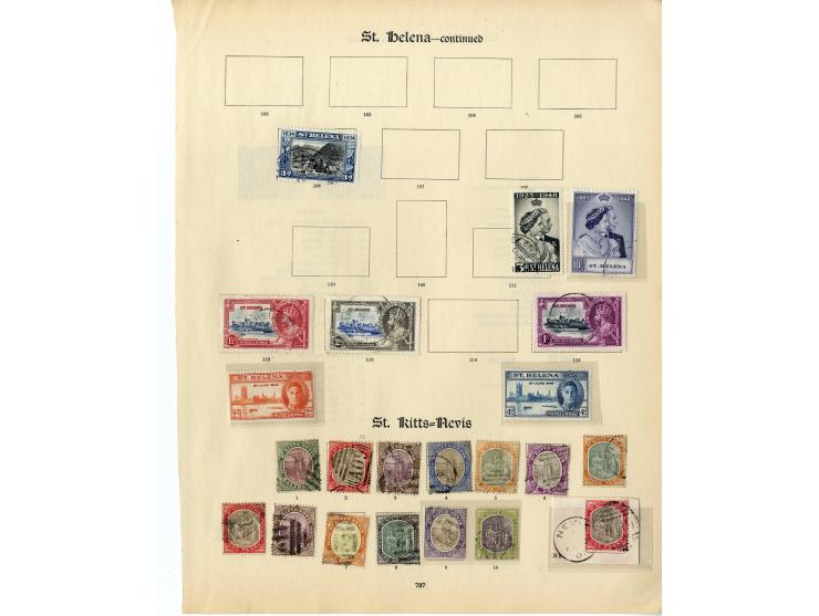 1856/1948, ungebrauchte und gestempelte Sammlung mit besseren Werten und Sätzen, ex Sammlung "Frankfurt"