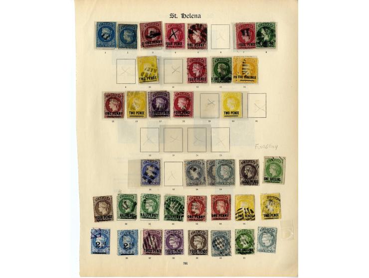 1856/1948, ungebrauchte und gestempelte Sammlung mit besseren Werten und Sätzen, ex Sammlung "Frankfurt"