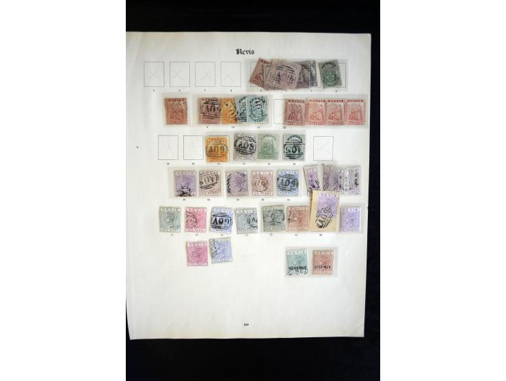 1861/84, ungebrauchte und gestempelte Sammlung mit besseren Werten und Sätzen, ex Sammlung "Frankfurt"