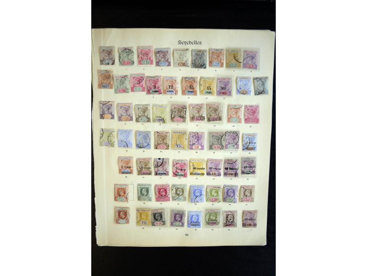 1890/1935, überwiegend gestempelte Sammlung mit guten Werten und Sätzen, ex Sammlung "Frankfurt"