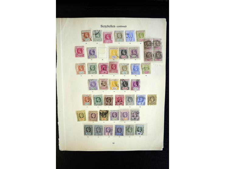 1890/1935, überwiegend gestempelte Sammlung mit guten Werten und Sätzen, ex Sammlung "Frankfurt"