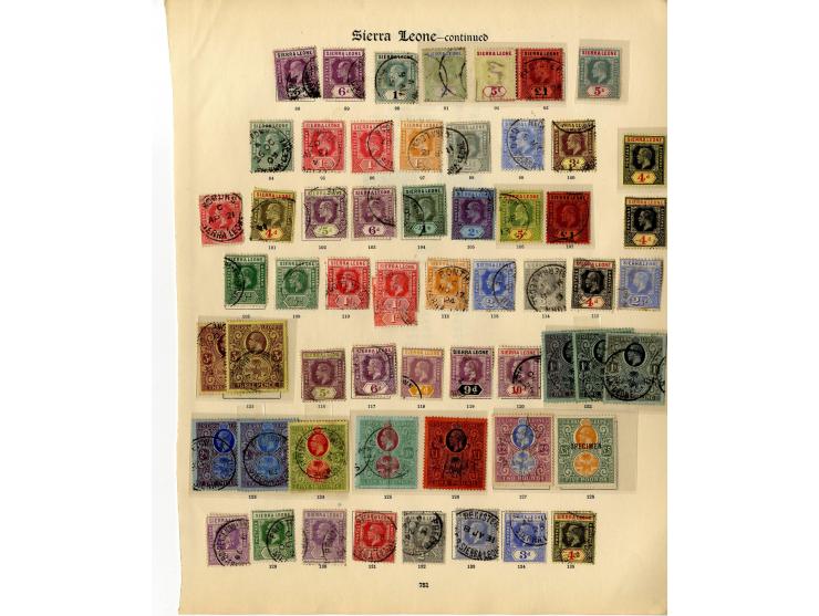 1859/1935, ungebrauchte und gestempelte Sammlung mit vielen guten Werten und Sätzen, ex Sammlung "Frankfurt"