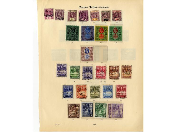 1859/1935, ungebrauchte und gestempelte Sammlung mit vielen guten Werten und Sätzen, ex Sammlung "Frankfurt"