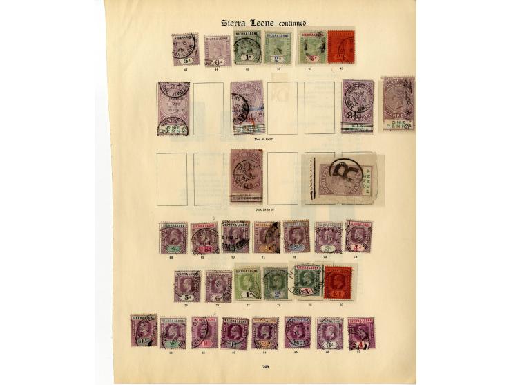 1859/1935, ungebrauchte und gestempelte Sammlung mit vielen guten Werten und Sätzen, ex Sammlung "Frankfurt"