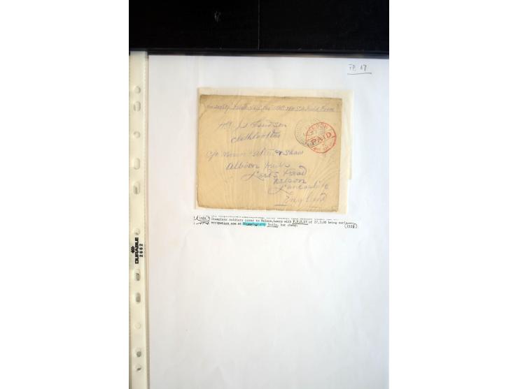 1899/1902, umfangreiche Sammlung von über 150 Briefe und Karten und einigen Marken, dabei Briefe der beiden Armeen, dabei seh