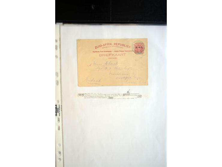 1899/1902, umfangreiche Sammlung von über 150 Briefe und Karten und einigen Marken, dabei Briefe der beiden Armeen, dabei seh