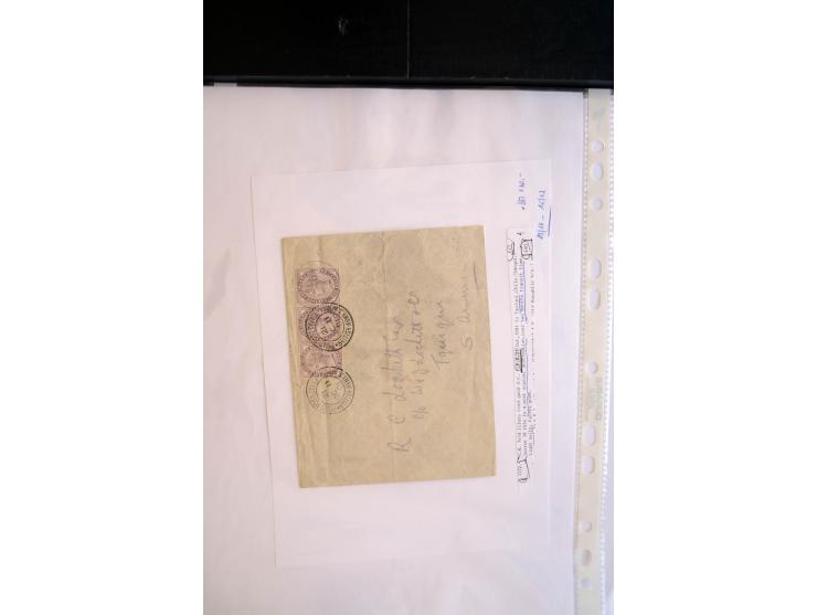 1899/1902, umfangreiche Sammlung von über 150 Briefe und Karten und einigen Marken, dabei Briefe der beiden Armeen, dabei seh