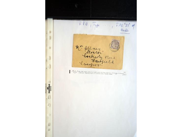 1899/1902, umfangreiche Sammlung von über 150 Briefe und Karten und einigen Marken, dabei Briefe der beiden Armeen, dabei seh