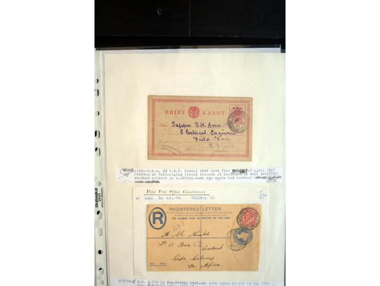 1899/1902, umfangreiche Sammlung von über 150 Briefe und Karten und einigen Marken, dabei Briefe der beiden Armeen, dabei seh