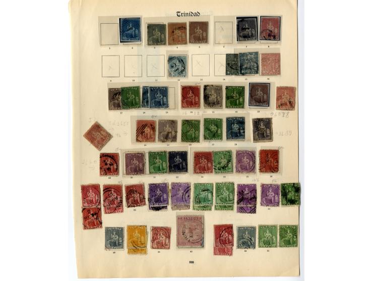 1851/1935, überwiegend gestempelte Sammlung mit u.a. Mi.-Nr. 5, 6 (2), 7, 8-10 etc., dazu Tobago mit u.a. Mi.-Nr. 5 und 16, d