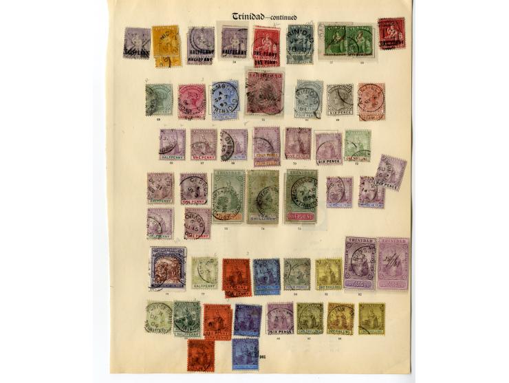 1851/1935, überwiegend gestempelte Sammlung mit u.a. Mi.-Nr. 5, 6 (2), 7, 8-10 etc., dazu Tobago mit u.a. Mi.-Nr. 5 und 16, d