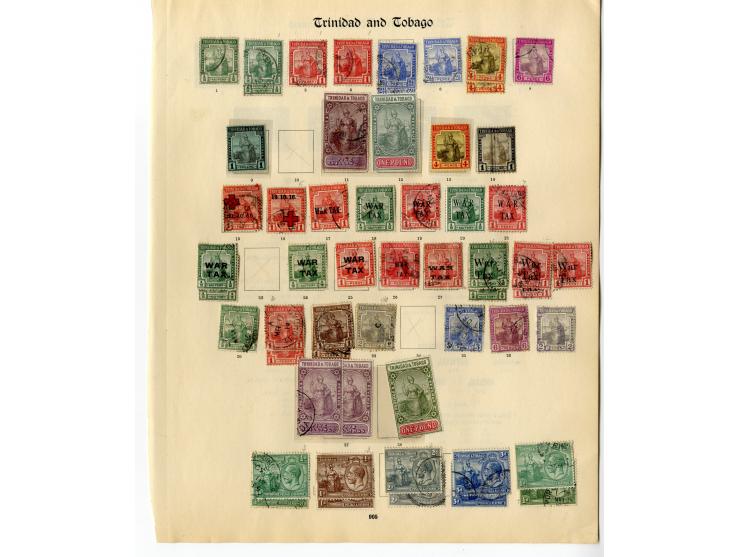 1851/1935, überwiegend gestempelte Sammlung mit u.a. Mi.-Nr. 5, 6 (2), 7, 8-10 etc., dazu Tobago mit u.a. Mi.-Nr. 5 und 16, d