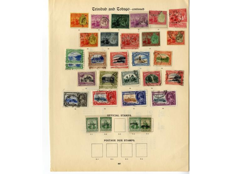 1851/1935, überwiegend gestempelte Sammlung mit u.a. Mi.-Nr. 5, 6 (2), 7, 8-10 etc., dazu Tobago mit u.a. Mi.-Nr. 5 und 16, d