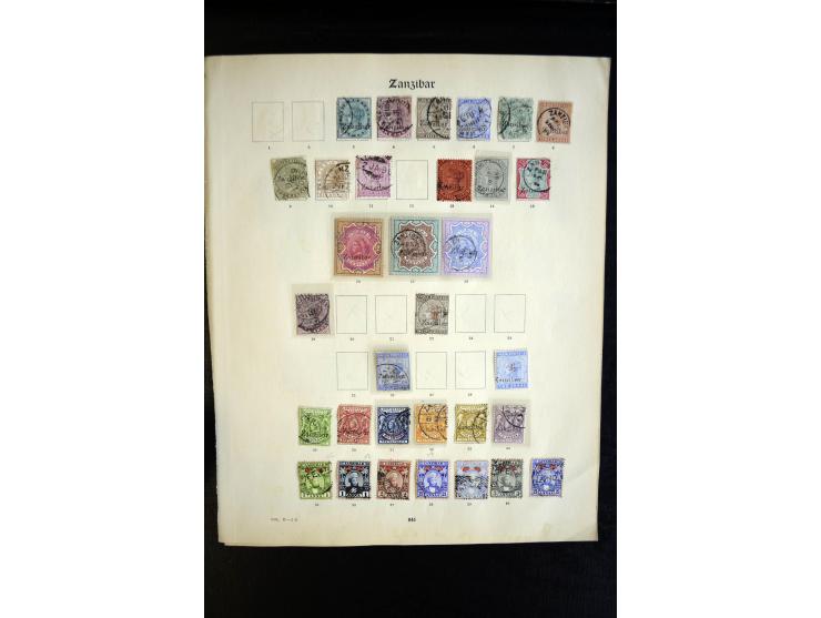 1895/1936, ungebrauchte und gestempelte Sammlung mit guten Werten und Sätzen, ex Sammlung "Frankfurt"