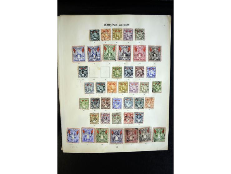 1895/1936, ungebrauchte und gestempelte Sammlung mit guten Werten und Sätzen, ex Sammlung "Frankfurt"
