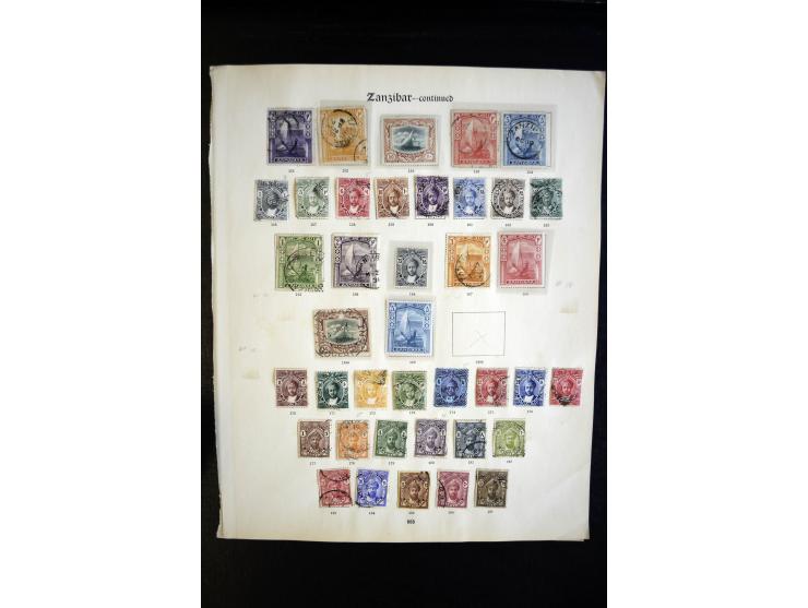 1895/1936, ungebrauchte und gestempelte Sammlung mit guten Werten und Sätzen, ex Sammlung "Frankfurt"