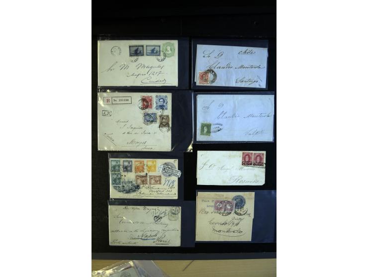 1859/1945, über 120 Briefe, Karten und Ganzsachen mit viel Material vor 1920, dabei R-Briefe, Ganzsachen mit Zufrankaturen, A