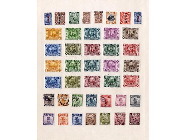 1878/1913 (ca.), ungebrauchte und gestempelte alte Sammlung mit Mi.-Nr. 1-3, ungebrauchte Nr. 15 und 33II (etwas hell), 47-58