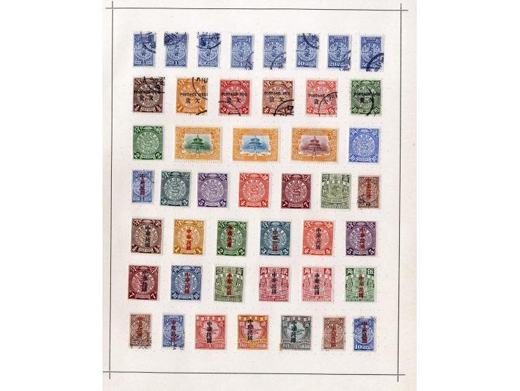 1878/1913 (ca.), ungebrauchte und gestempelte alte Sammlung mit Mi.-Nr. 1-3, ungebrauchte Nr. 15 und 33II (etwas hell), 47-58