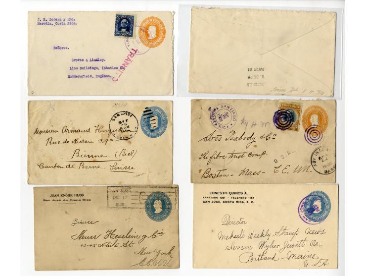 1897/1945, Partie mit 45 Briefen, Karten und Ganzsachen, dabei R-Briefe, Auslandspost und interessante Stempel