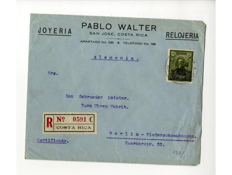 1897/1945, Partie mit 45 Briefen, Karten und Ganzsachen, dabei R-Briefe, Auslandspost und interessante Stempel