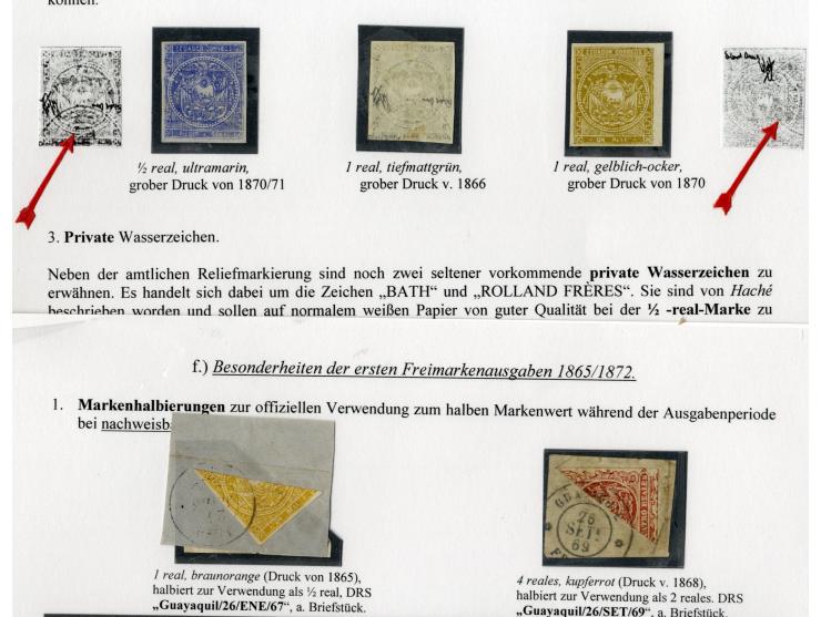 1865/66, sehr interessante Partie von 23 Briefe, Briefteile und Vorderseiten, dabei 1 R. grün im 6er-Streifen und Einzelwert 