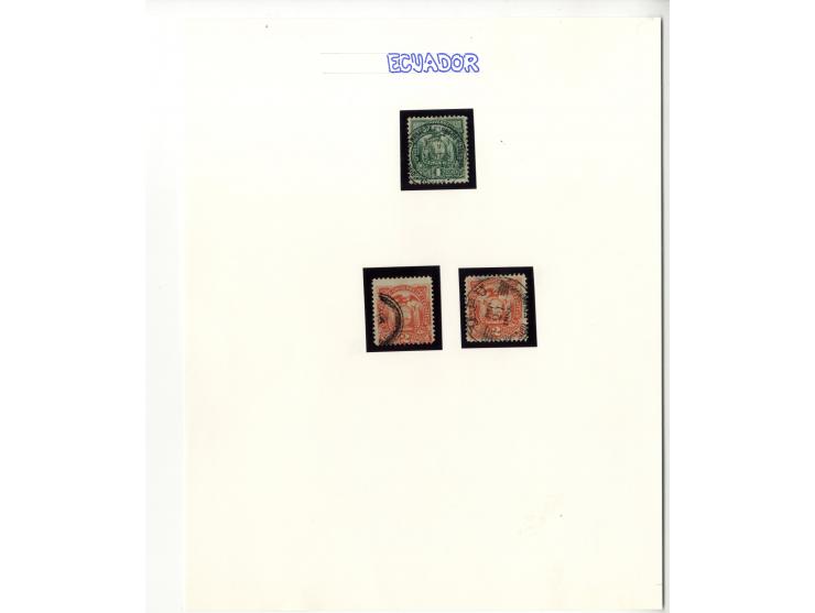 1872/1950, ungebrauchte/gestempelte Sammlung mit diversen Briefen, dabei Mi.-Nr. 126-27 und 129-130 mit Aufdruck "Ultramar", 