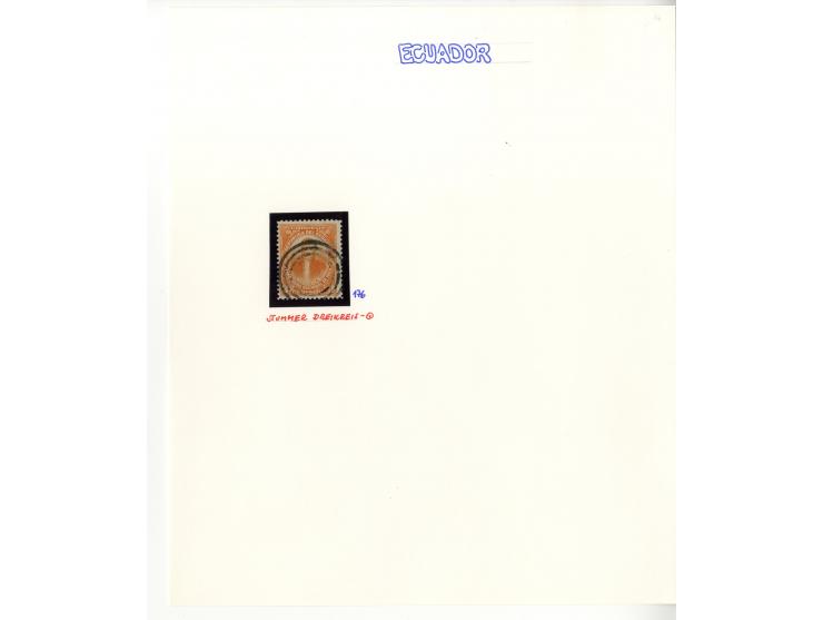 1872/1950, ungebrauchte/gestempelte Sammlung mit diversen Briefen, dabei Mi.-Nr. 126-27 und 129-130 mit Aufdruck "Ultramar", 