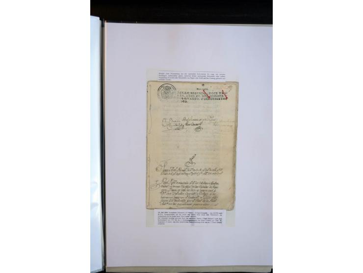 1830/60, sehr interessante und umfangreiche Sammlung mit über 140 Briefe und Vorderseiten, dabei "BOLIVAR FRANCA.",
"AMBATO"