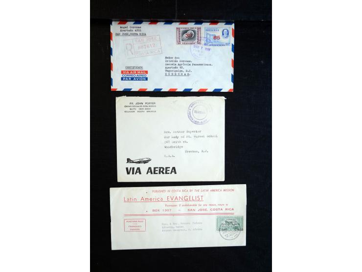 1896/1945, Partie mit ca. 40 Briefen, Karten und Ganzsachen, dabei Auslandspost, Ganzsachen mit Zufrankaturen und interessant
