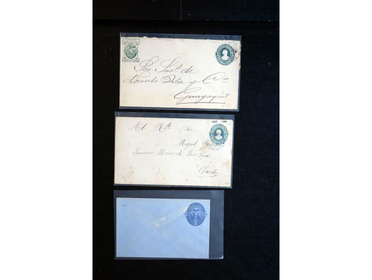 1896/1945, Partie mit ca. 40 Briefen, Karten und Ganzsachen, dabei Auslandspost, Ganzsachen mit Zufrankaturen und interessant