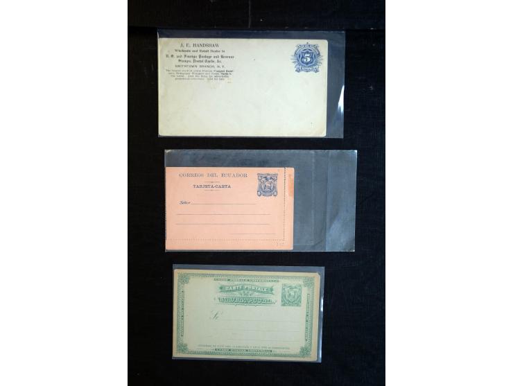 1896/1945, Partie mit ca. 40 Briefen, Karten und Ganzsachen, dabei Auslandspost, Ganzsachen mit Zufrankaturen und interessant