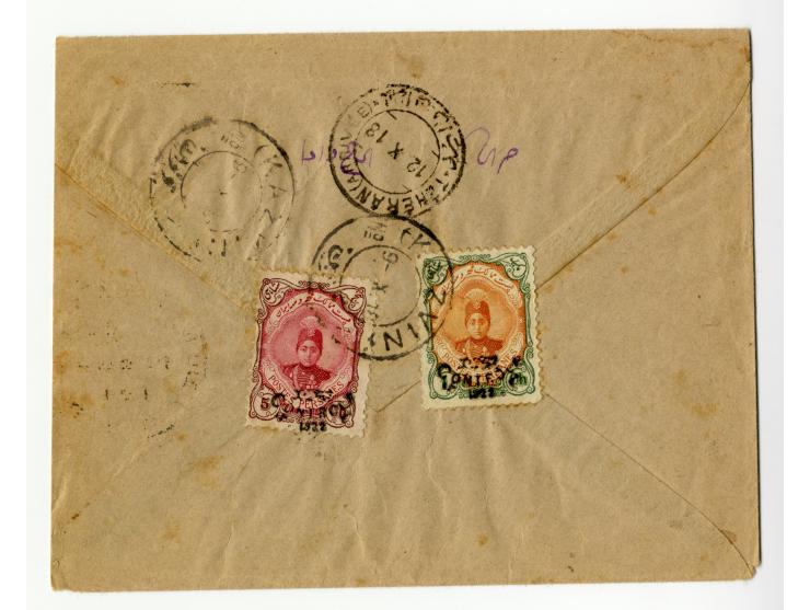 1880/1950 (ca.), etwa 30 bessere Briefe sowie diverse Marken und Briefstücke, dabei britische und türkische Post, Zensur, bes