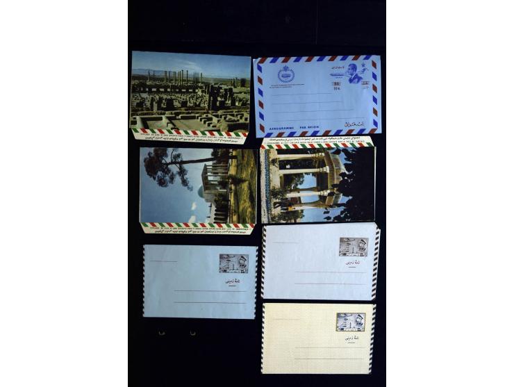 1880/1950 (ca.), etwa 30 bessere Briefe sowie diverse Marken und Briefstücke, dabei britische und türkische Post, Zensur, bes
