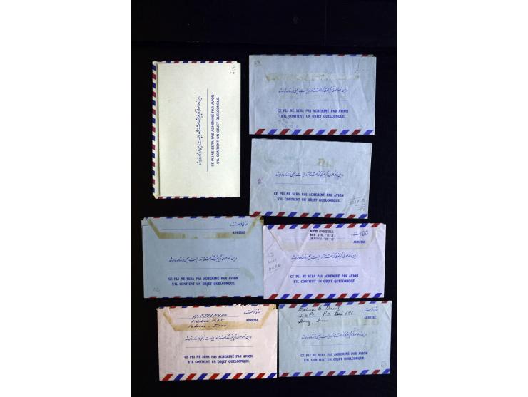 1880/1950 (ca.), etwa 30 bessere Briefe sowie diverse Marken und Briefstücke, dabei britische und türkische Post, Zensur, bes