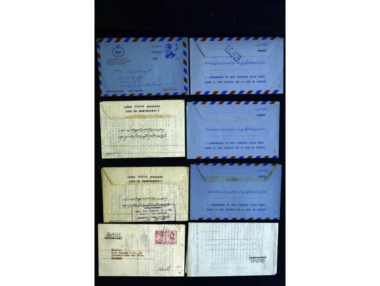 1880/1950 (ca.), etwa 30 bessere Briefe sowie diverse Marken und Briefstücke, dabei britische und türkische Post, Zensur, bes