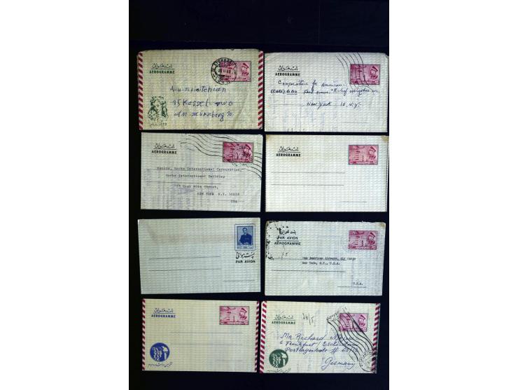 1880/1950 (ca.), etwa 30 bessere Briefe sowie diverse Marken und Briefstücke, dabei britische und türkische Post, Zensur, bes