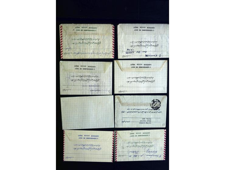 1880/1950 (ca.), etwa 30 bessere Briefe sowie diverse Marken und Briefstücke, dabei britische und türkische Post, Zensur, bes