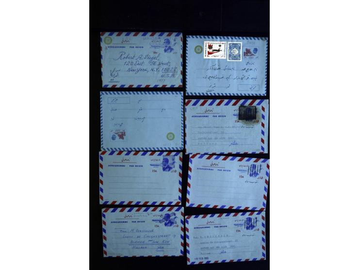 1880/1950 (ca.), etwa 30 bessere Briefe sowie diverse Marken und Briefstücke, dabei britische und türkische Post, Zensur, bes