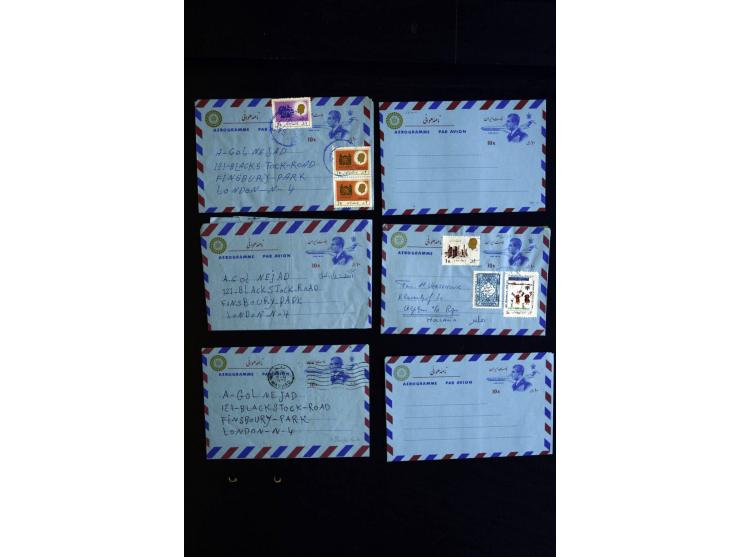 1880/1950 (ca.), etwa 30 bessere Briefe sowie diverse Marken und Briefstücke, dabei britische und türkische Post, Zensur, bes