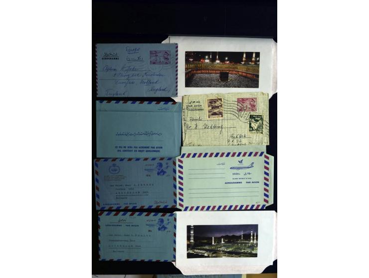 1880/1950 (ca.), etwa 30 bessere Briefe sowie diverse Marken und Briefstücke, dabei britische und türkische Post, Zensur, bes